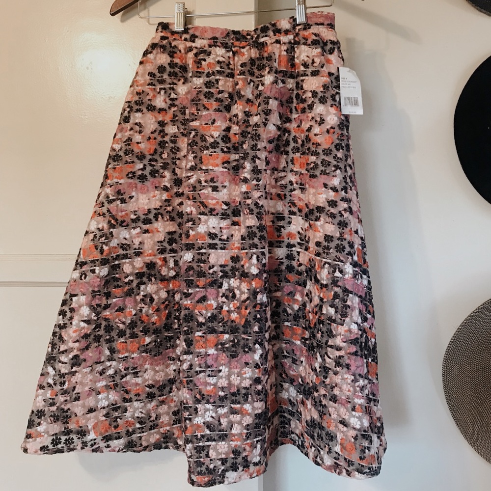 Floral A-Line Skirt